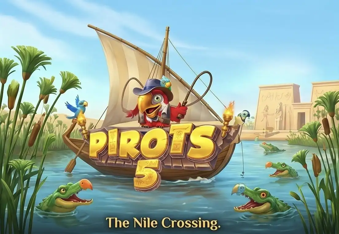 Pirots 5 The Nile Crossing with sticky crocodile wilds